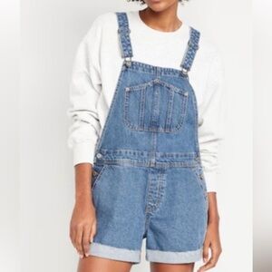 Old Navy Blue Denim Overalls